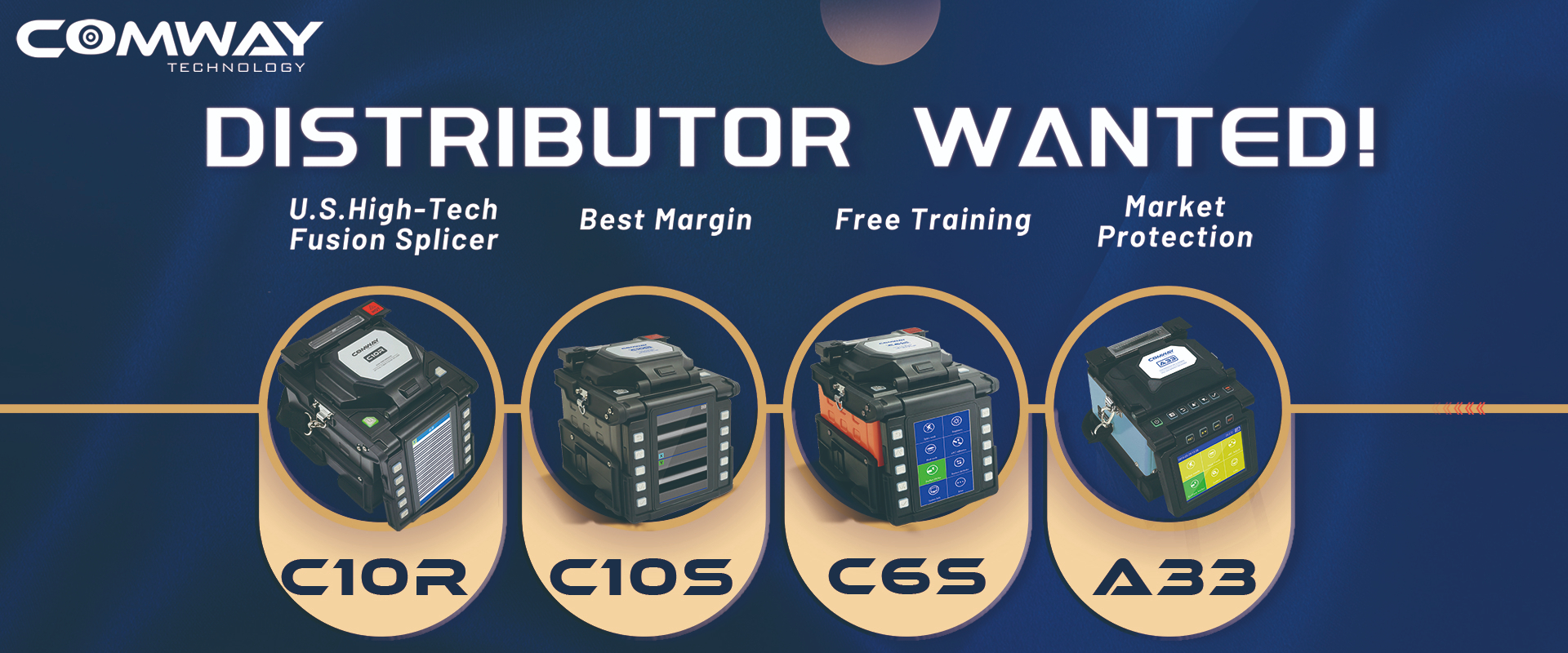 COMWAY Fusion Splicer Distributor Wanted