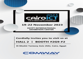 Welcome to Cairo ICT 2023 COMWAY Booth NO.: 2G9-F2